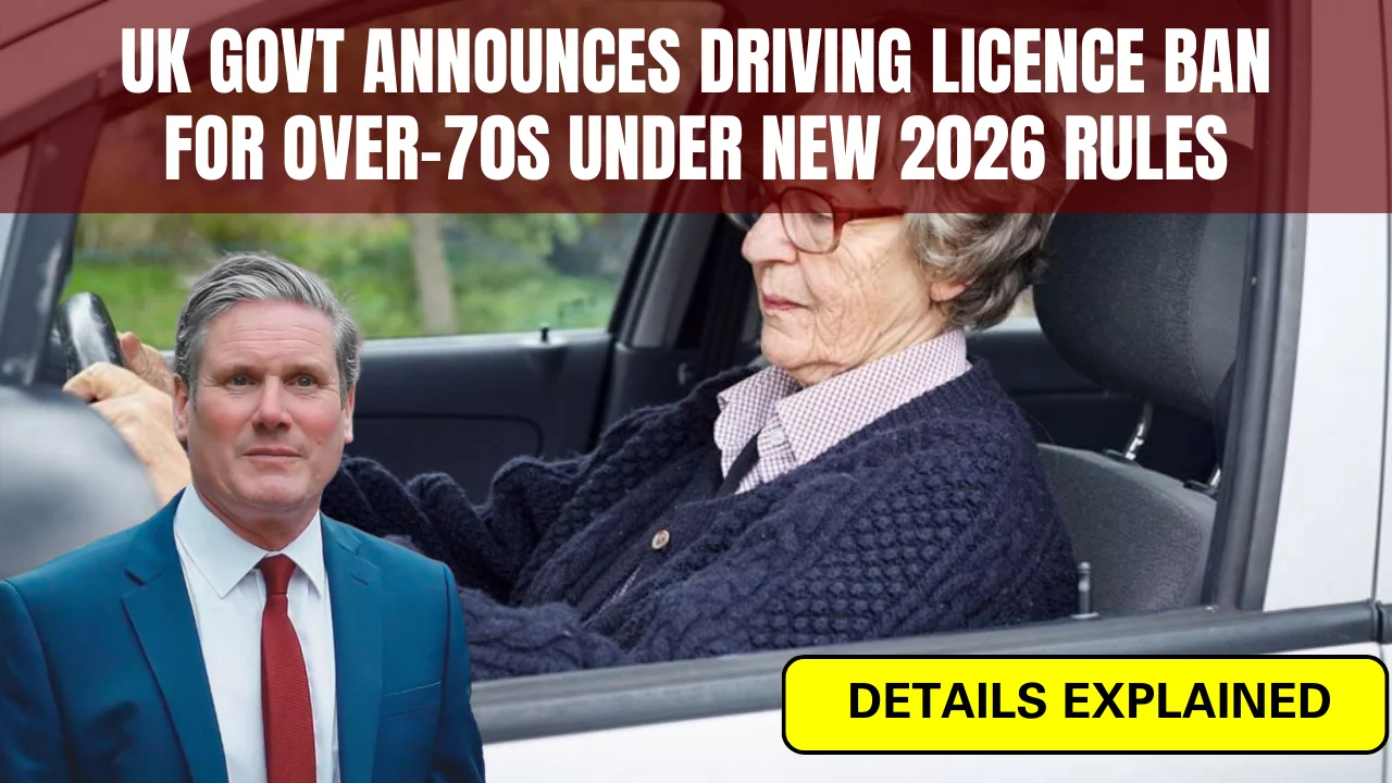 Driving Licence Ban Over 70 UK