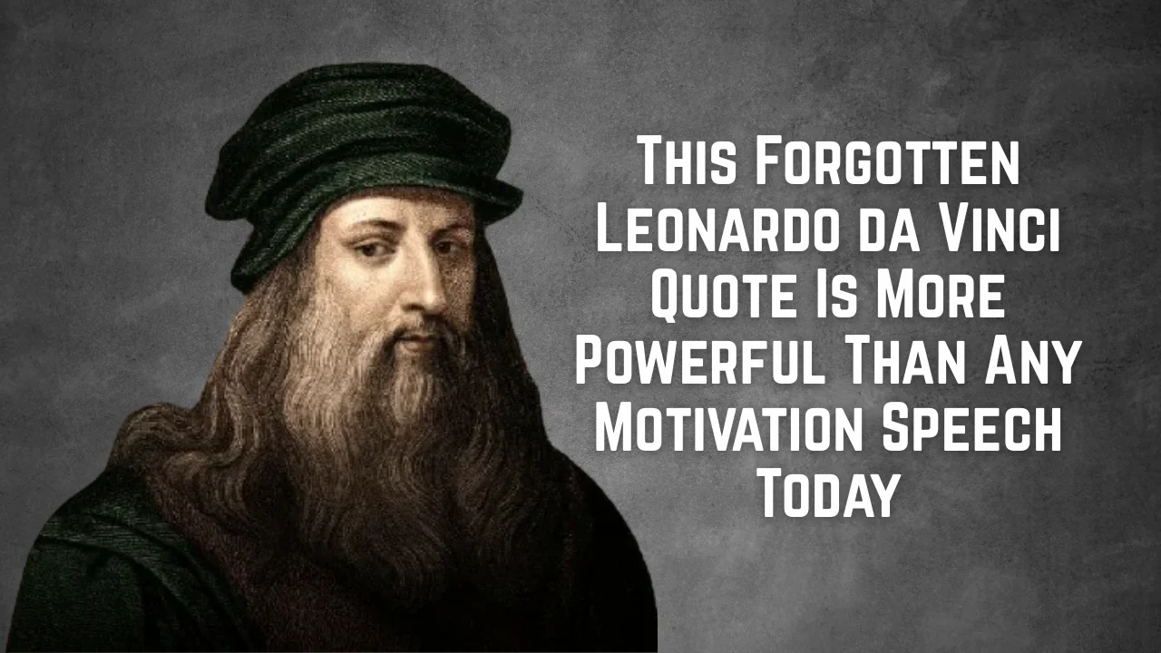 Leonardo da Vinci Quote