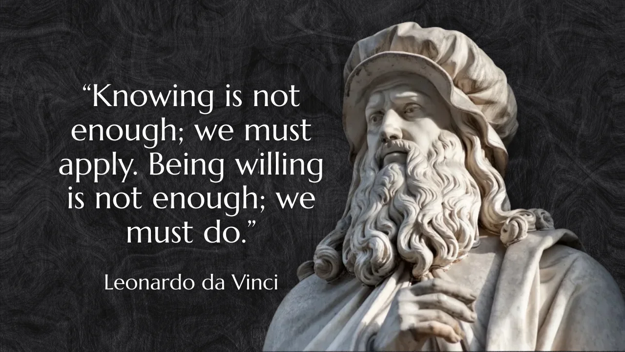Leonardo da Vinci Quote