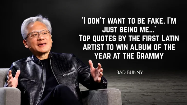 Quote of the Day by Bad Bunny